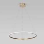 Подвесной светильник Eurosvet Collars 90264/1 латунь (регулировка яркости, LED, 220V, пульт управления, на тросе, кольцо)