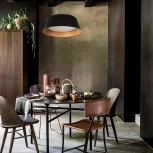 Подвесной светильник Loft It Evans 10224P Black (LED, 220V, на тросе, круглые)