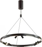 Подвесной светильник Odeon Light Beveren 6683/103L брашир.черный/металл/акрил IP20 LED 103W 9270Лм 3000K