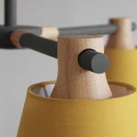 Потолочная люстра на штанге Natura A Yellow 3 ImperiumLoft Naturaay01 (101827-26) (220V)