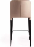 Барный стул Tetchair ALVOR (Ткань,Металл/Бежевый,Черный) 15468