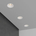 Встраиваемый точечный светильник светодиодный белый Elektrostandard Lin 15266/LED (220V, круглые)