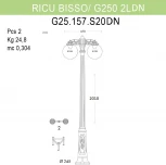 Наземный фонарь Fumagalli GLOBE 250 G25.157.S20.AXF1RDN (220V, шар, IP55)