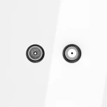 Розетка телевизионнная оконечная TV+SAT (белый глянцевый) Voltum S70 VLS060401