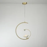 Подвесной светильник Magnolia 1 Flower Imperiumloft Magnolia01 (101770-26) (LED, 220V, на проводе, цветы)