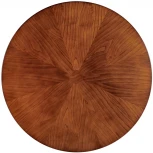 Стол Liverpool диам.110см, шпон орех "солнышко" с золотистыми ножками Bradex Home RF 0440