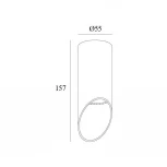 Накладной точечный светильник Denkirs DK2005 DK2011-WH