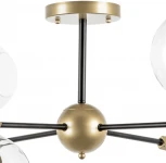 Потолочная люстра на штанге Lightstar Beta 785083 (220V, шарики, молекулы)