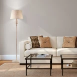 Торшер Eurosvet London 01081/1 белый с золотом (220V, выключатель)