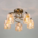 Потолочная люстра Eurosvet Susan 30124/5 античная бронза