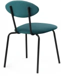Стул Woodville на металлокаркасе Мареон катания ментол / черный матовый 510614