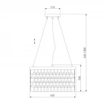 Подвесная люстра Bogate's Corazza 317/6