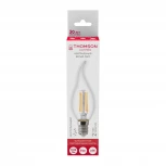 Лампочка светодиодная филаментная прозрачная свеча на ветру E14 11W Thomson Tail Candle TH-B2080