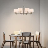 Подвесная люстра Novella 641/8PL E14*60W Satin nickel (220V, на цепи)