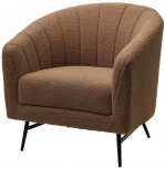 Кресло KALMAR NINI-02 Тауп, teddy / черный каркас М-City