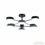 Потолочная люстра на штанге Arte Milano Ferrara 250906/8B Bk/Gr (LED, 220V, круглые)