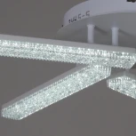 Потолочная люстра светодиодная на штанге с пультом, регулировкой цветовой температуры и яркости Reluce 03445-3.3-05C WH (220V)