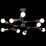 Потолочная люстра на штанге Evoluce Palare SLE106403-09 (220V, молекулы)