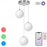 Подвесной светильник RGB Citilux Адам Смарт Wi-Fi CL228A031 (LED, 220V, умный дом - Алиса, Маруся, на проводе, шарики)