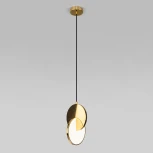 Подвесной светильник светодиодный Eurosvet Lang в стиле лофт 50225/1 LED золото (220V, на проводе)