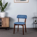 Стул R-Home Франк Блю-Лазур/Темный орех