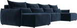 Диван П-образный Лига-051 НПБ Лонг Лига Диванов (Велюр) арт.128692