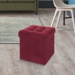 Пуфик Dreambag складной Бордовый Велюр 13559