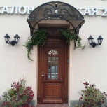 Настенный фонарь уличный Fumagalli Anna E22.141.000.AXF1R (220V, IP44)