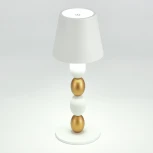 Настольная лампа ST Luce Ease SL1011.514.01 Белый, Золотистый/Белый LED 1*3W