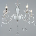 Подвесная люстра Reluce 03950-0.4-05 WT+FGD (220V, подвески, на цепи, подсвечник, свеча)