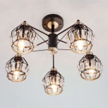 Потолочная люстра Eurosvet Lord 70075/5 черный (220V)