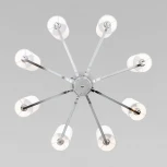 Умная подвесная люстра Eurosvet Purezza 60128/8 хром