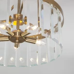 Потолочная люстра Wi-Fi на штанге Bogate's Eclipse 358/5 Smart (220V, управление смартфоном, голосовое управление, умный дом - Minimir Home, круглые)