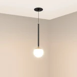 Подвесной светильник SP-BEADS-HANG-BUILT-T-R100-8W Warm3000 (BK-GD, 180 deg, 230V) (Arlight, IP20 Металл) 056420 (LED)