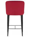 Стул полубарный CHRISTIAN'65 (черные ножки, бордовый велюр (V108-85))