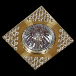 Встраиваемый точечный светильник Sneha 1106/D-S MR16 SGD/CL (12V)