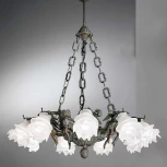 Подвесная люстра Nervilamp 2081 2081/9/SC (220V, на цепи)