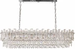 Подвесная люстра Fluorite Constancia FL1064-21P (220V, хрусталь, на цепи)