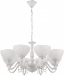 Подвесная люстра Arte Milano AM340518 340518/8 WT+SL (220V, на цепи)