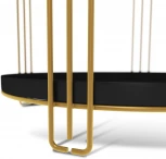 Столик журнальный Sheffilton SHT-CT31 золото/черный муар от фабрики Sheffilton