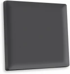 Лицевая панель Ambrella Volt ALFA (Графит Мягкое касание) для 1-клавишных выключателей QUANT AP9010