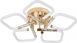 Потолочная люстра светодиодная Escada Lacerta 10265/5LED 85Вт, металл/акрил, золото (220V)
