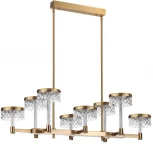 Потолочная люстра на штанге Odeon Light Fivre 5032/48LA античн.бронза/металл/акрил LED 48W 4000K 3125лм