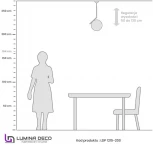 Подвесной светильник Lumina Deco LDP 1215-200 WT+MD