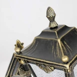 Настенный фонарь уличный Кузнечное дело Квадро 32-001-ЧЗ (220V, ковка, под старину, IP54)