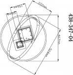 Потолочная люстра 438-347-04 Velante
