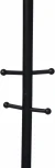 Вешалка напольная М 10 черный от фабрики Mebelik