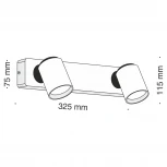 Спот Maytoni Alliot SP317-CW-02-W