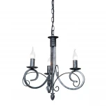 Подвесная люстра Vitaluce V1480/3 (220V, ковка, на цепи, свеча)