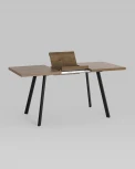 Стол 116-158*74 дуб Ка/черный Stool Group УТ000034570